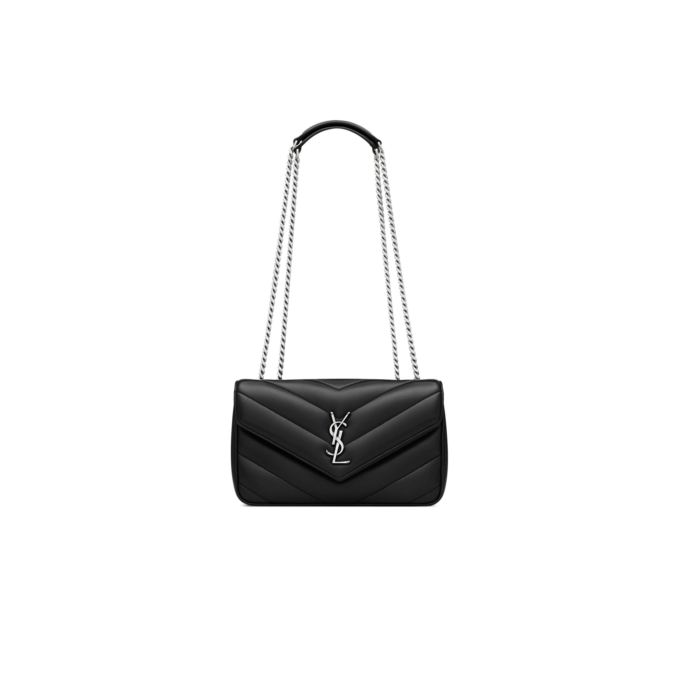 Y*L loulou small in matelassÉ lambskin 801437aae4y1000 (24*14*6cm)